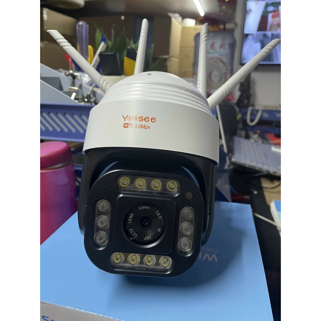 Camera Yoosee PTZ 3.0MPX ngoài trời xoay 360 dòng cao cấp chất lượng cao - Bảo hành 12 tháng - Kèm thẻ 64GB | BigBuy360 - bigbuy360.vn