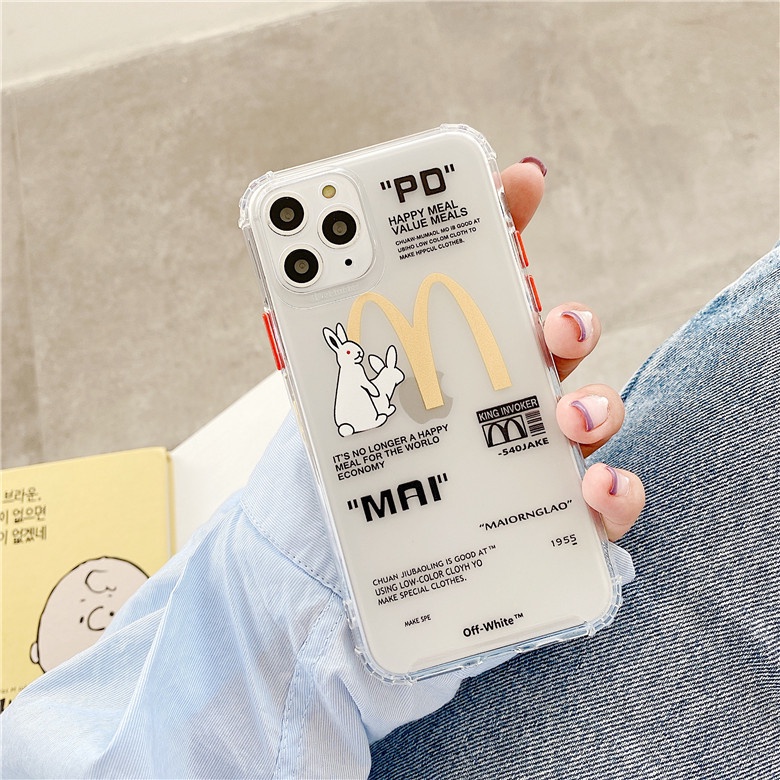 Ốp iphone Họa Tiết Thỏ Hoạt Hình tương thích iPhone 6s 6splus 7 7plus 8 8plus X XS XSMAX 11 12 Pro Max Plus Promax Plus-800