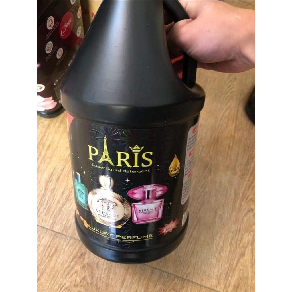 [ 4 can/ đơn] Nước giặt Paris 3.6L hương nước hoa Pháp , nước giặt số 1 được các chị em tin dùng