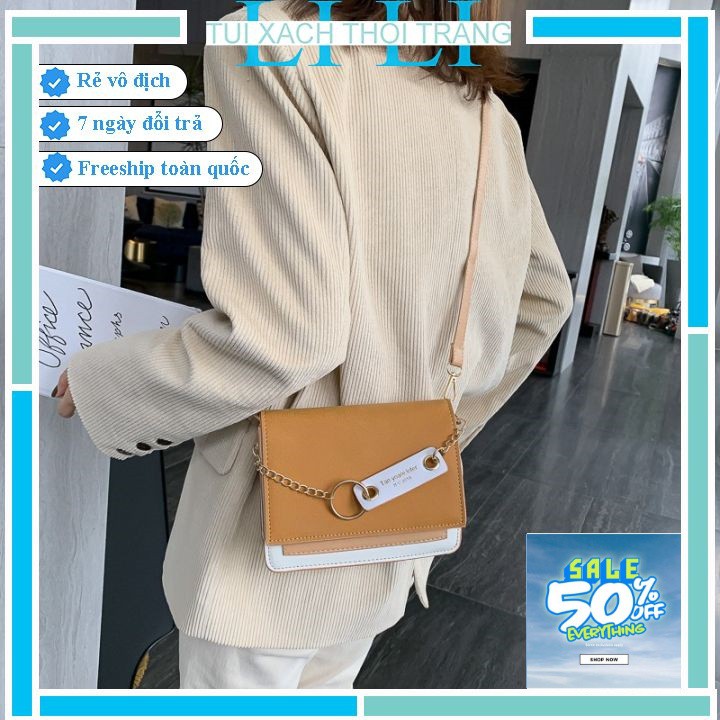 Túi xách nữ đẹp💖💖  Túi đeo chéo thời trang cá tính phong cách Hàn Quốc! J7517