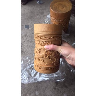 Hộp Đựng Chè, Trà Gỗ Bách xanh