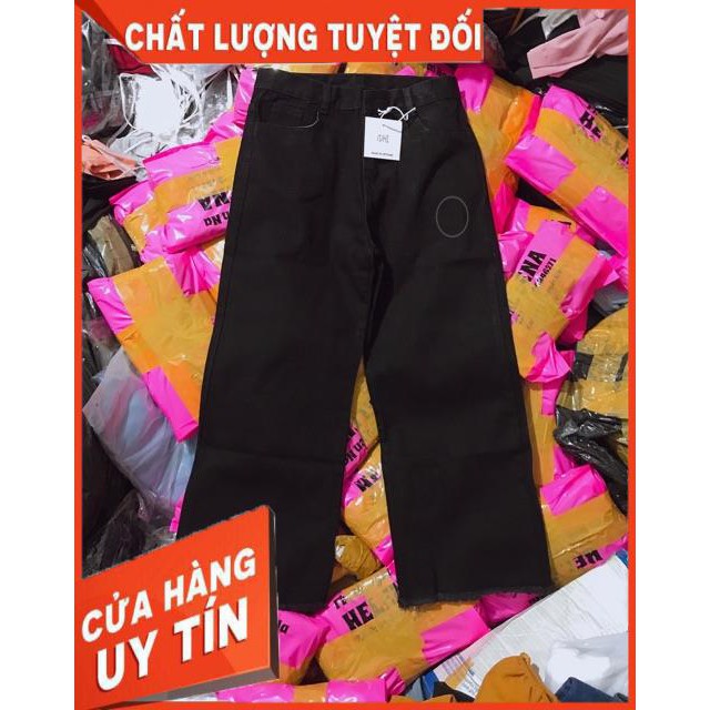 Quần JEANS ỐNG RỘNG ĐEN- [hình thật Chính Chủ | BigBuy360 - bigbuy360.vn
