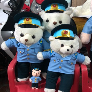 gấu bông phòng không- không quân ( tiết rada hoặc các tiết khác note ghi chú)