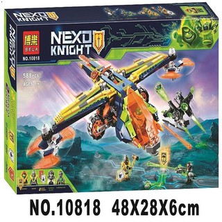 Lắp ráp Nexo Knight Lắp ráp xếp hình Chiến cơ của Aaron - 588 chi tiết - 10818