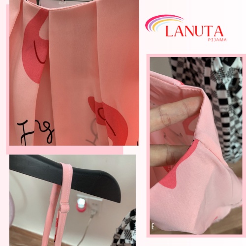Đồ ngủ sexy nữ 2 dây quần dài pijama lụa bigsize cute mặc nhà dễ thương chất liệu mango cao cấp LANUTA