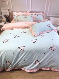 SET CHĂN GA GỐI COTTON HÀN QUỐC