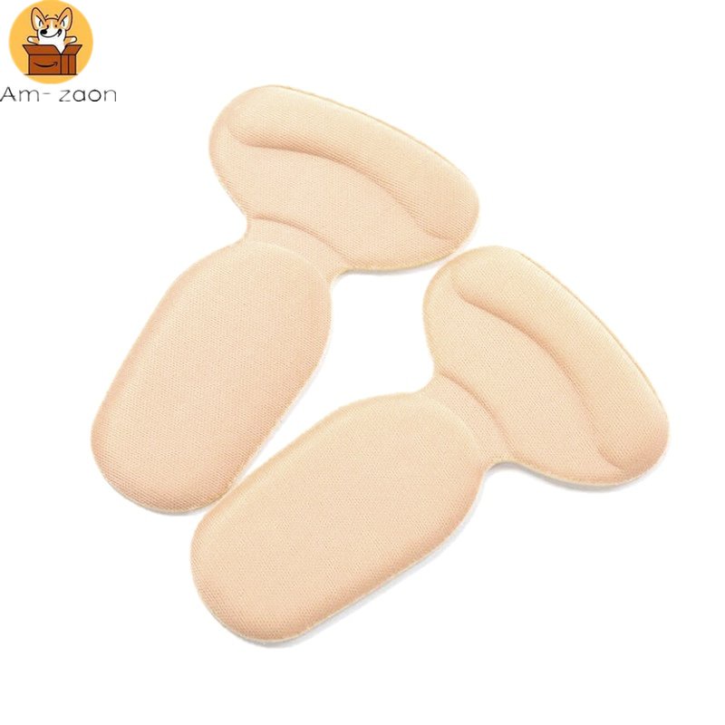 1 Cặp Đệm Lót Gót Chân Hình Chữ T Bảo Vệ Chống Mòn Có Thể Điều Chỉnh
