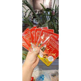 Một chiếc mặt nạ hồng sâm malie Hàn Quốc