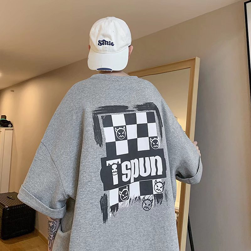 Áo Thun Tay Ngắn Dáng Rộng Mềm Mại Phong Cách Mùa Hè Cho Nam