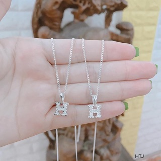 DÂY CHUYỀN BẠC MẶT CHỮ H CAO CẤP CHO NỮ - TRANG SỨC BẠC
