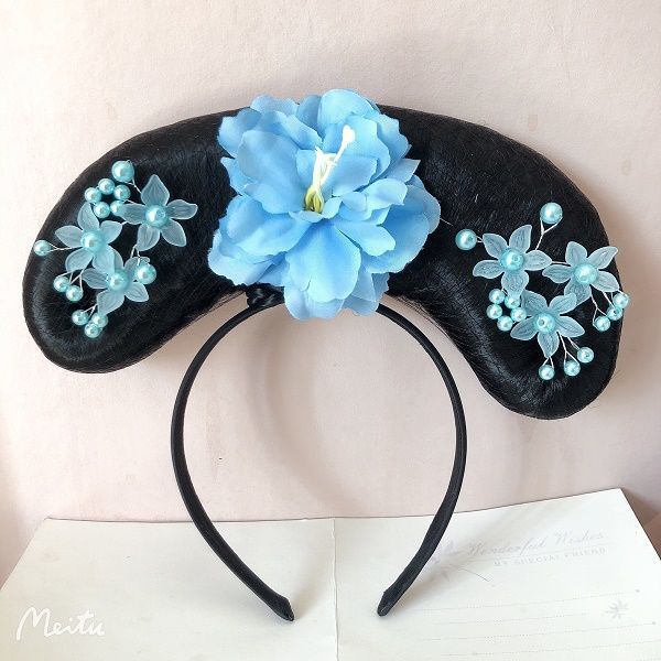 Mũ Công Chúa Đội Đầu Họa Tiết Kẻ Ô Phù Hợp Làm Quà Cho Nữ Hoàng Mừng Năm Mới