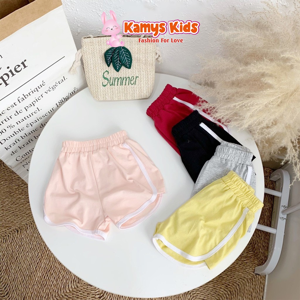 Bộ quần áo cộc tay quần đùi KAMYS KIDS họa tiết cho bé trai và bé gái từ 9-22kg