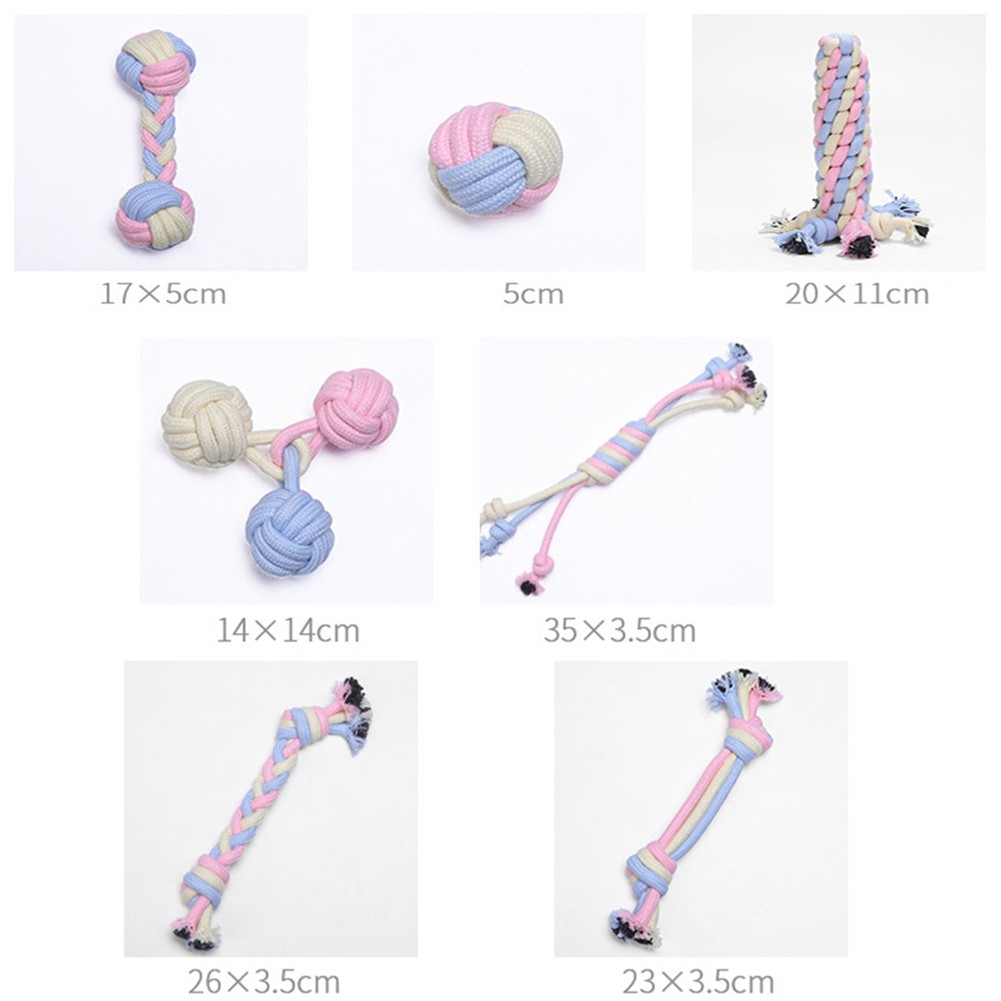 Đồ chơi gặm làm từ cotton cho thú cưng dễ thương
