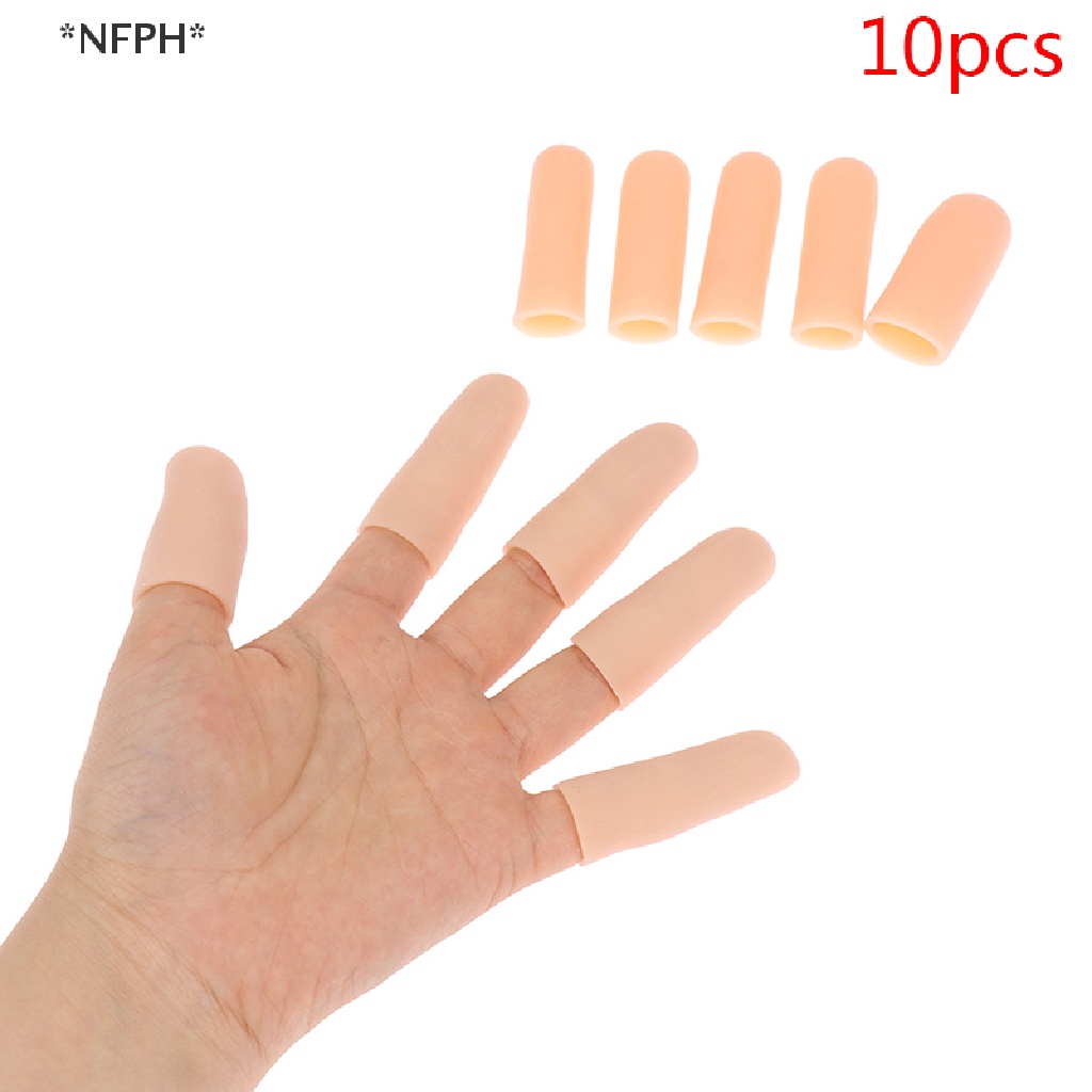 Set 10 Bọc Ngón Tay Bằng Silicone Giảm Đau Tiện Dụng