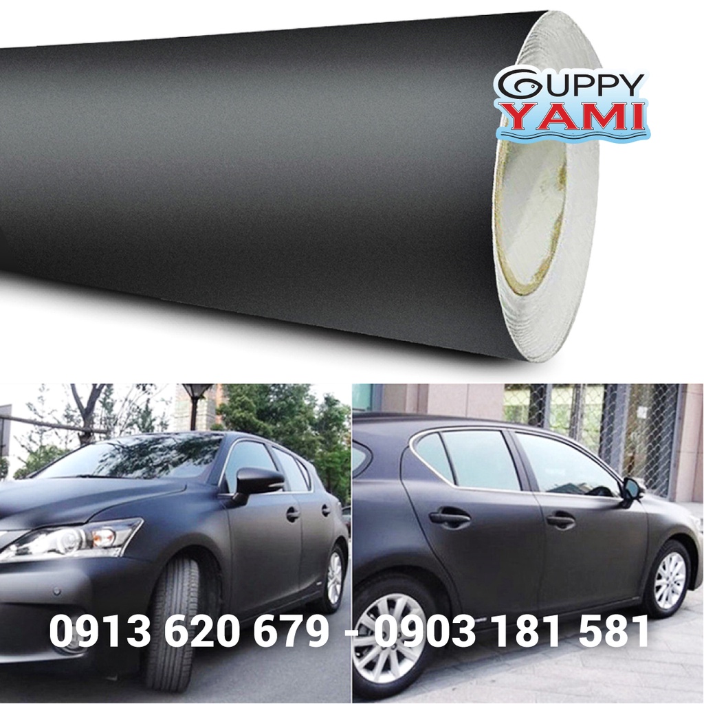 Decal Đen nhám chuyên dùng dán xe máy, dán hồ cá cảnh, dán kính, trang trí