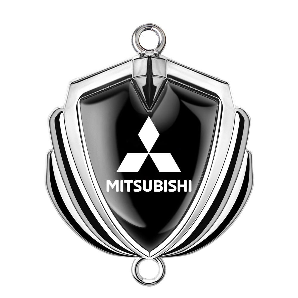 Phụ Kiện Trang Trí Gương Chiếu Hậu Hình Xe Hơi Mitsubishi 3D Bằng Kim Loại Dành Cho Xpander Triton Lancer Pajero ASX Mirage Grandis