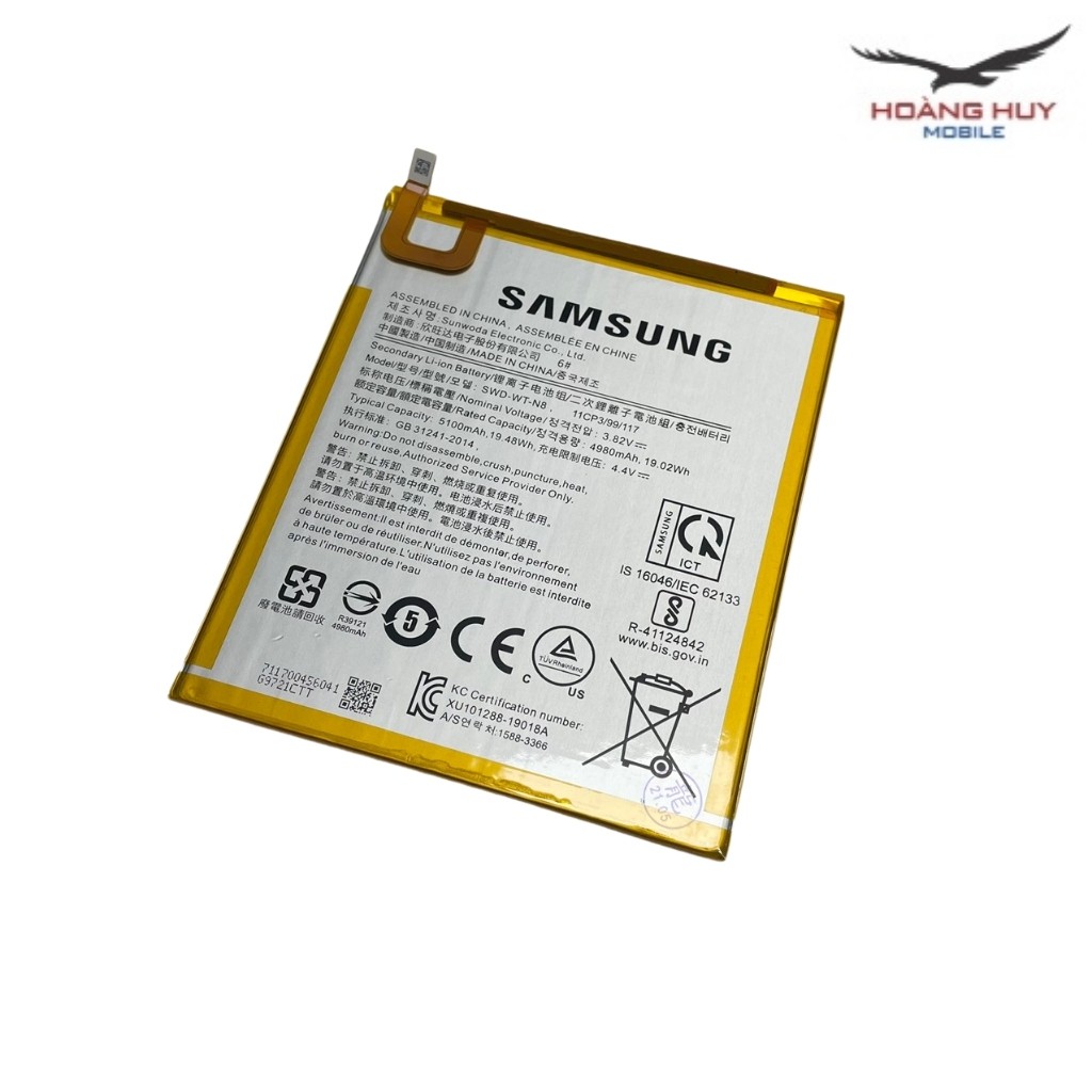 Pin Samsung T295,T290,Tad A 8.0,SWD-WT-N8 Dung Lượng 5100mAh Hàng Zin Nhập Khẩu Bảo Hành 6 Tháng 1 Đổi 1