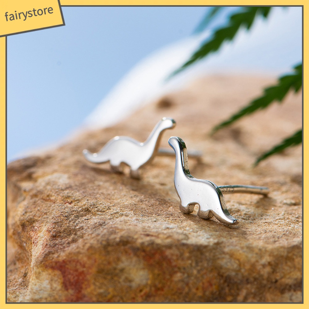 Bông Tai Hình Khủng Long Mini Dễ Thương Cho Nữ