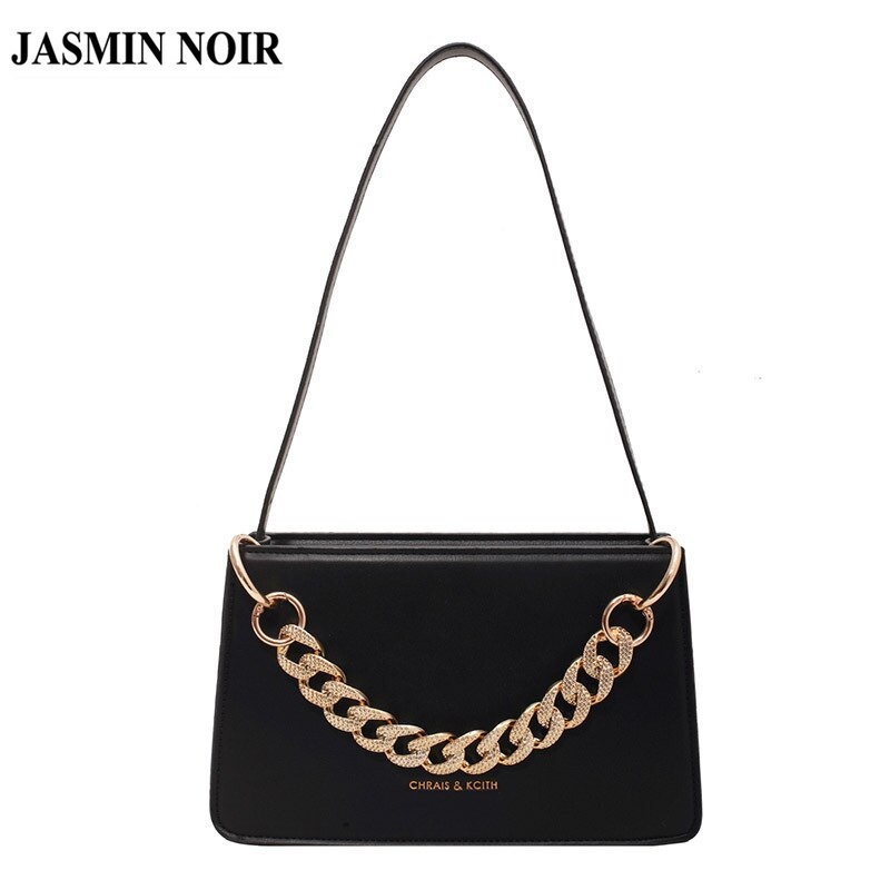Túi đeo chéo JASMIN NOIR da PU hình vuông cỡ nhỏ thời trang sành điệu cho nữ