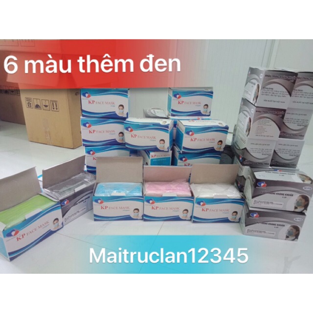 Khau trang y te khang khuan 4 lop 1 hop 50 cai