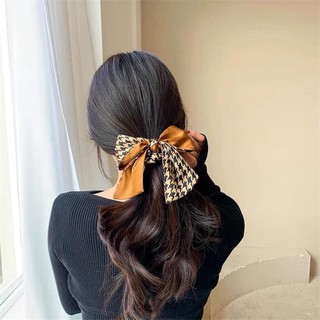 Dây buộc tóc, cột tóc scrunchies có nơ ziczac