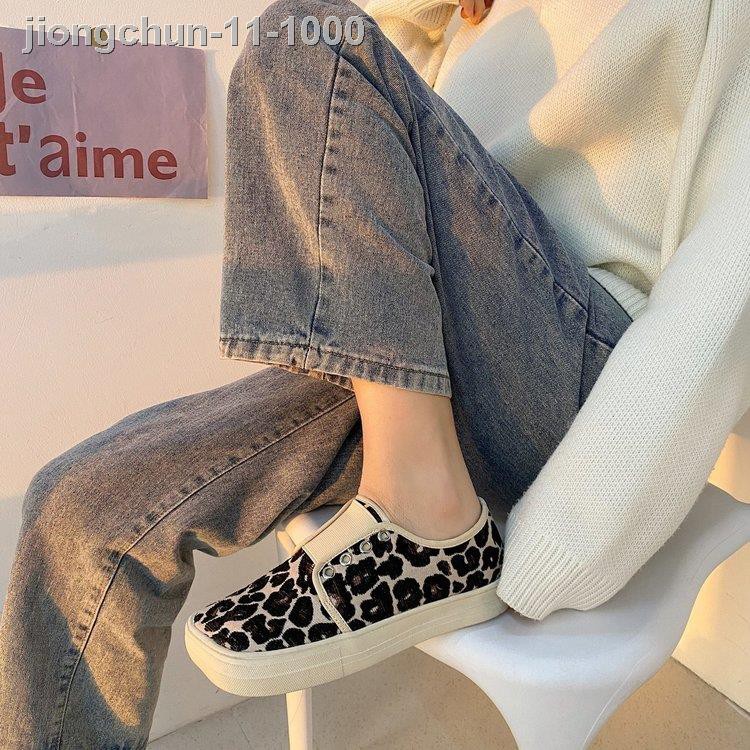 ❖☞Giày Nữ Cột Dây Họa Tiết Da Báo Thời Trang | BigBuy360 - bigbuy360.vn