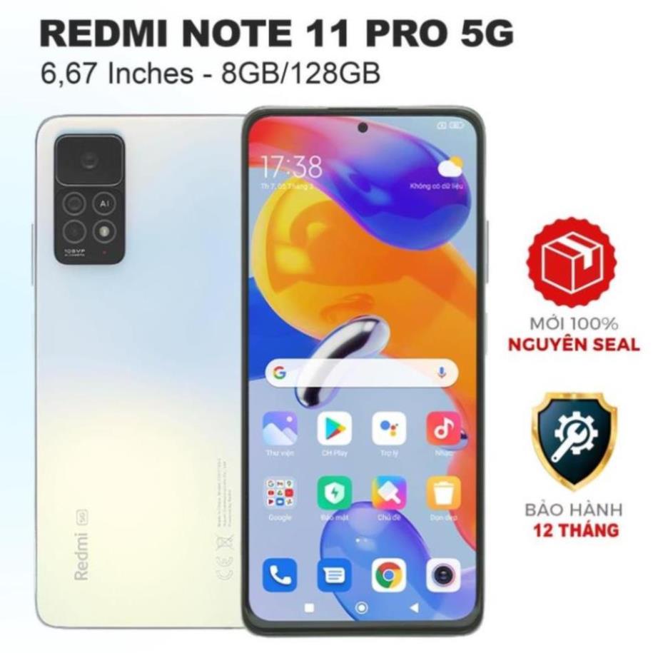 Điện thoại Xiaomi Redmi Note 11 Pro 5G (8GB/128GB) Chính hãng 100% Có Tiếng Việt - Bảo Hành 1 Năm MNO152