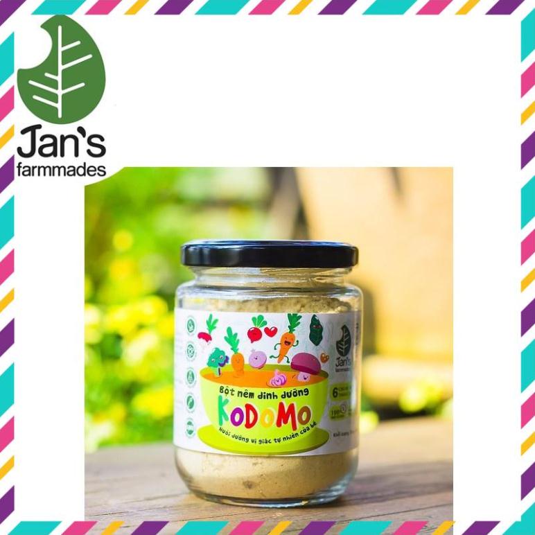 [Chính Hãng]  Hạt nêm dinh dưỡng cho bé ăn dặm Kodomo Jan’s 90g dành cho bé từ 6m Date mới