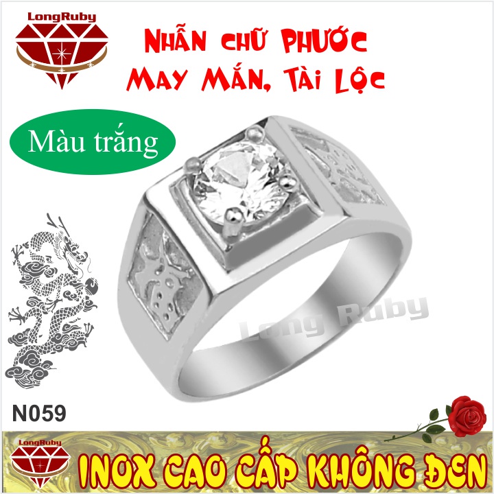 Nhẫn chữ PHƯỚC mạ vàng 24k