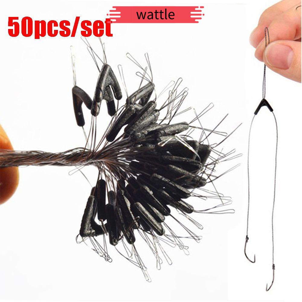 Set 50 dây câu thiết kế tiếp xúc 8 loại dạng cột chia hai nhánh móc đôi nhỏ gọn dễ xoay
