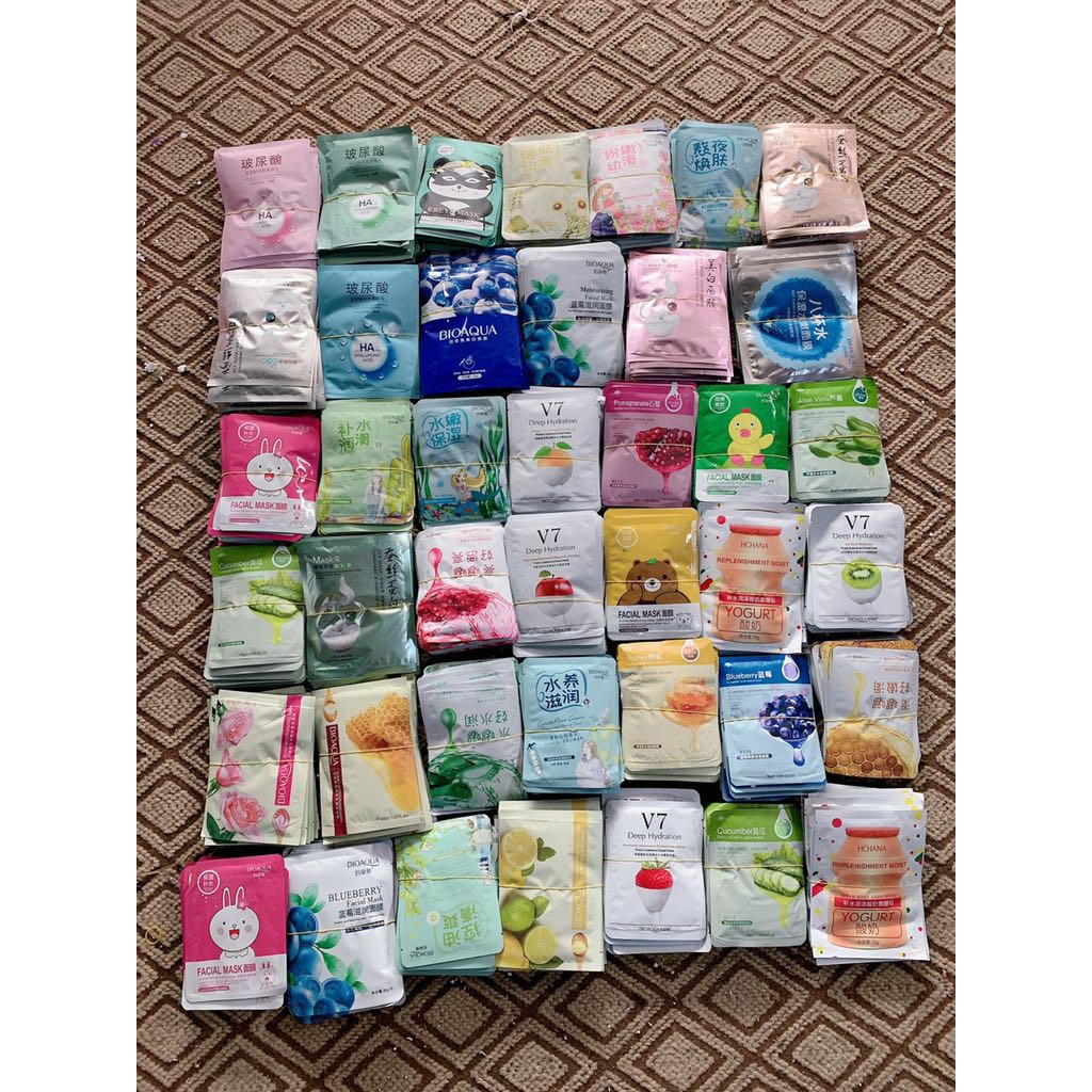 Combo mix 50 miếng mặt nạ nội địa trung B117