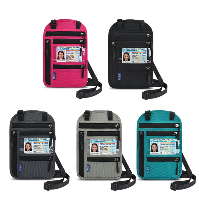 Ví Đựng Điện Thoại / Thẻ / Chìa Khóa Đeo Cổ Tiện Dụng Cho Nam Và Nữ