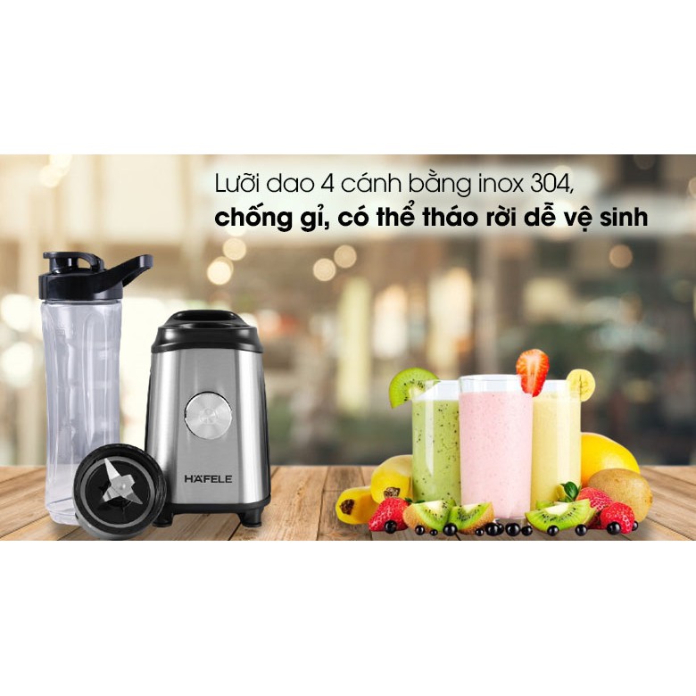 Máy xay sinh tố mini dùng làm bình nước uống 0.6L Hafele GS-621 / 535.43.263 350W - Hàng chính hãng
