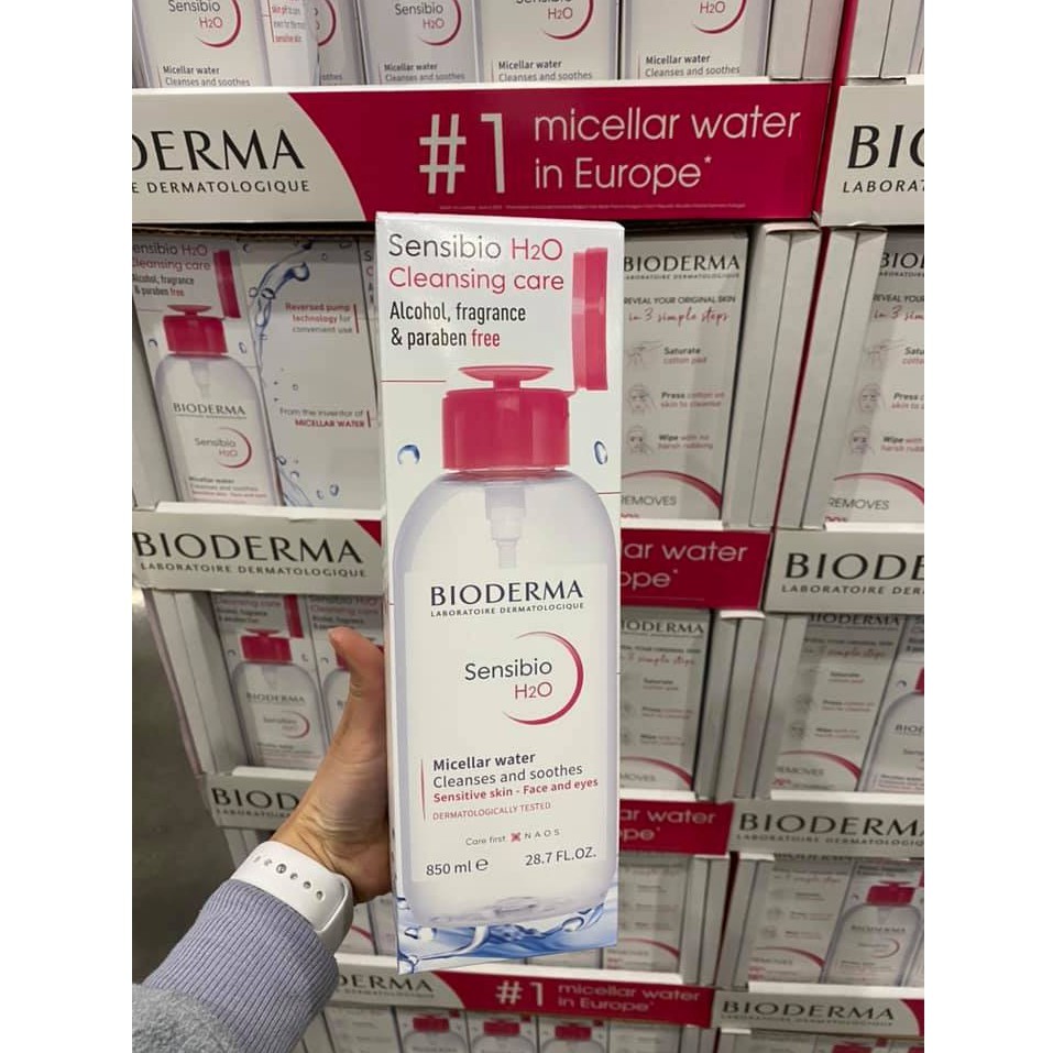 [Hàng Mỹ] Nước Tẩy Trang 🌟 Bioderma 🌟  chai to  850ml  giúp chống oxi hóa,giảm viêm làm chậm quá trình lão hóa | BigBuy360 - bigbuy360.vn