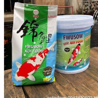 Thức ăn cho cá Chép Koi FWUSOW KOI FOOD (túi 1kg, xô 3kg)