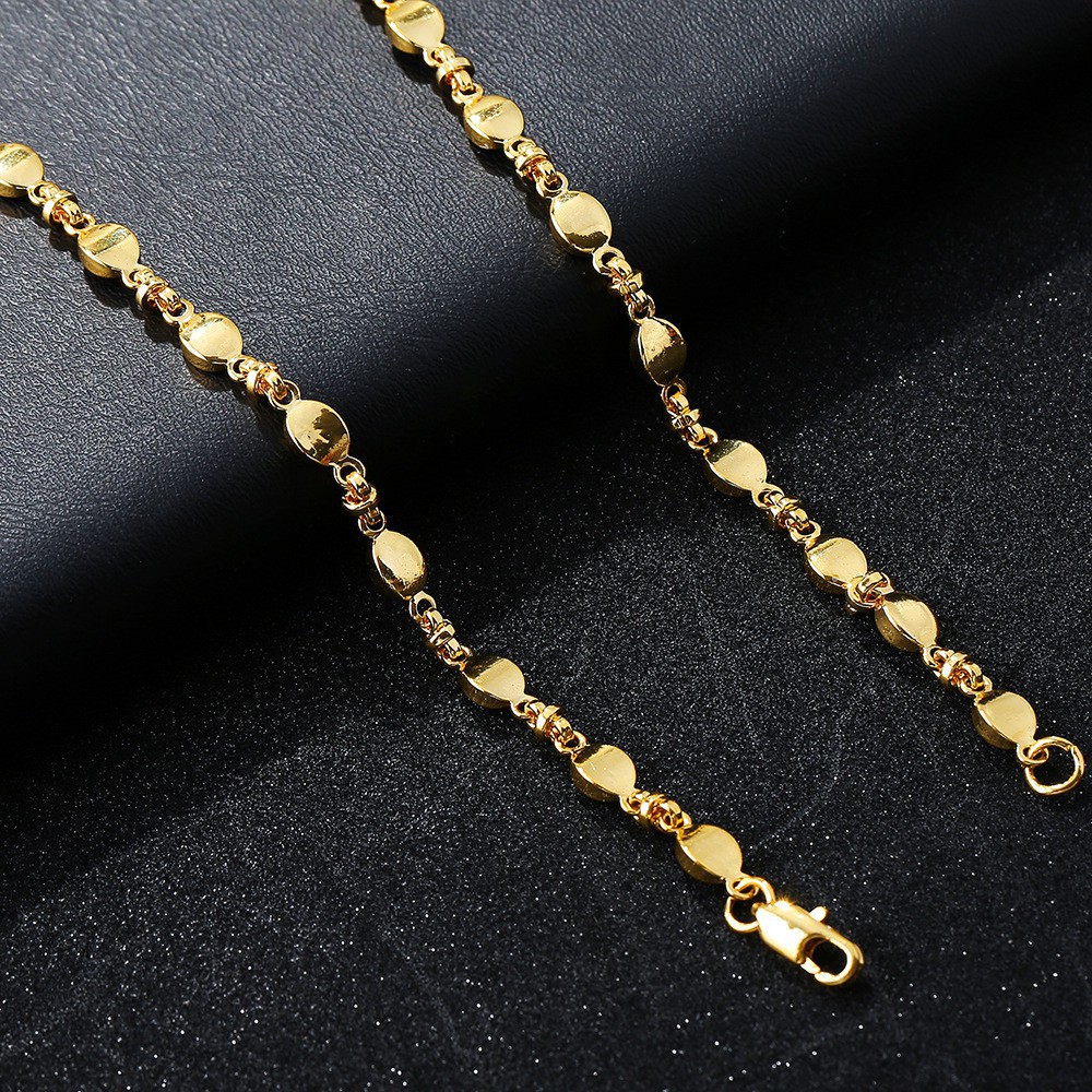 Vòng cổ vàng 18K thời trang nam nữ 20-50 cm