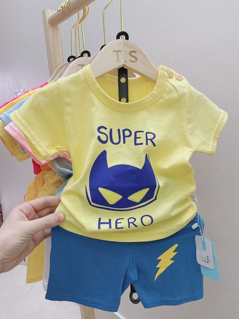 BÁN SỈ Bộ cotton cài vai cho bé hàng QC (ảnh thật + video sp)