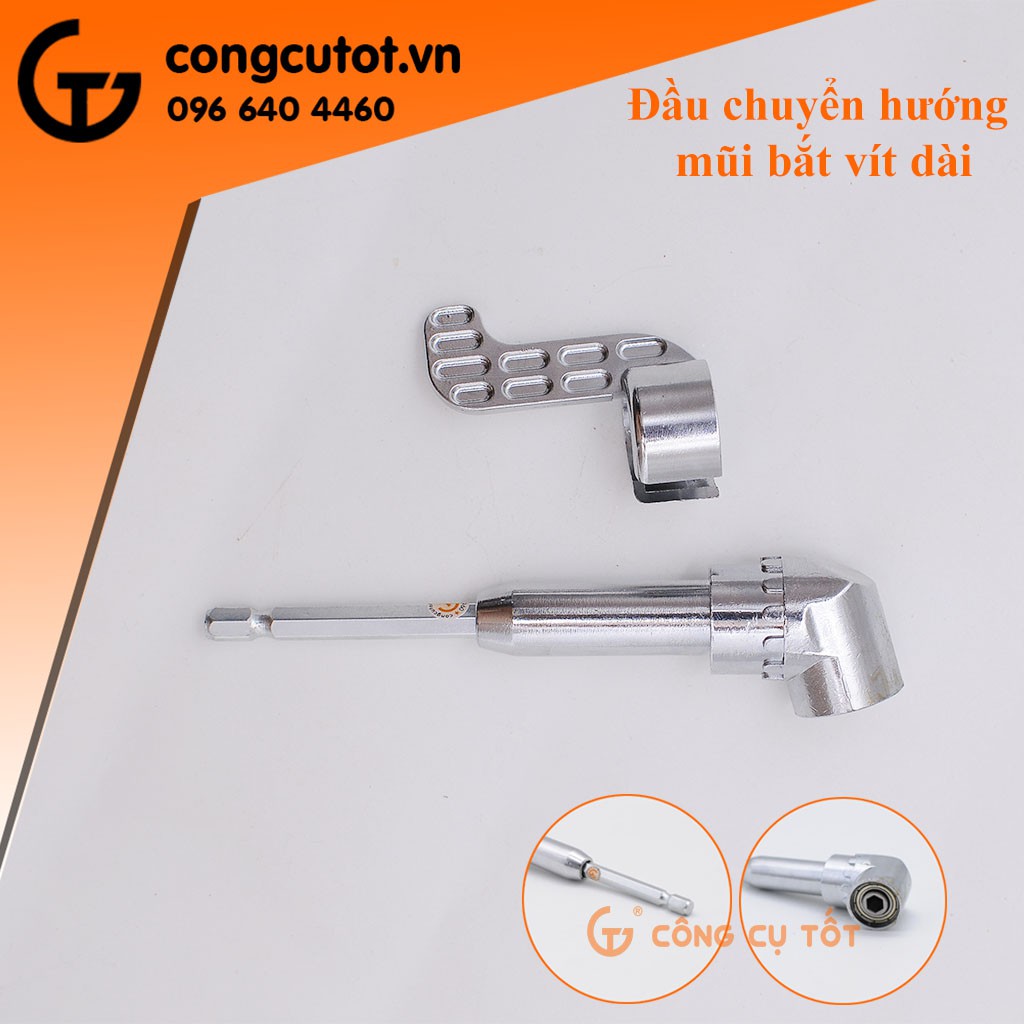 Đầu chuyển hướng máy khoan bắt vít dài 105 độ