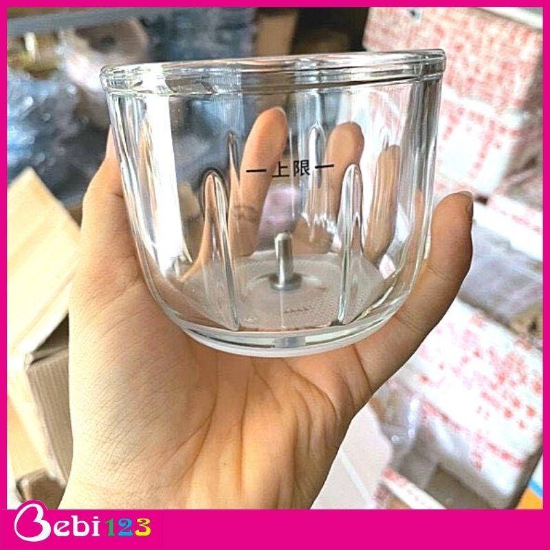 Máy xay đa năng Hattiecs 0.3L, máy xay đồ ăn dặm cầm tay 6 lưỡi hattiecs cho mẹ và bé