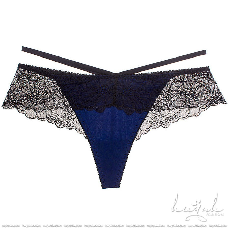 Quần lót ren lọt khe dây chéo eo sexy - C01