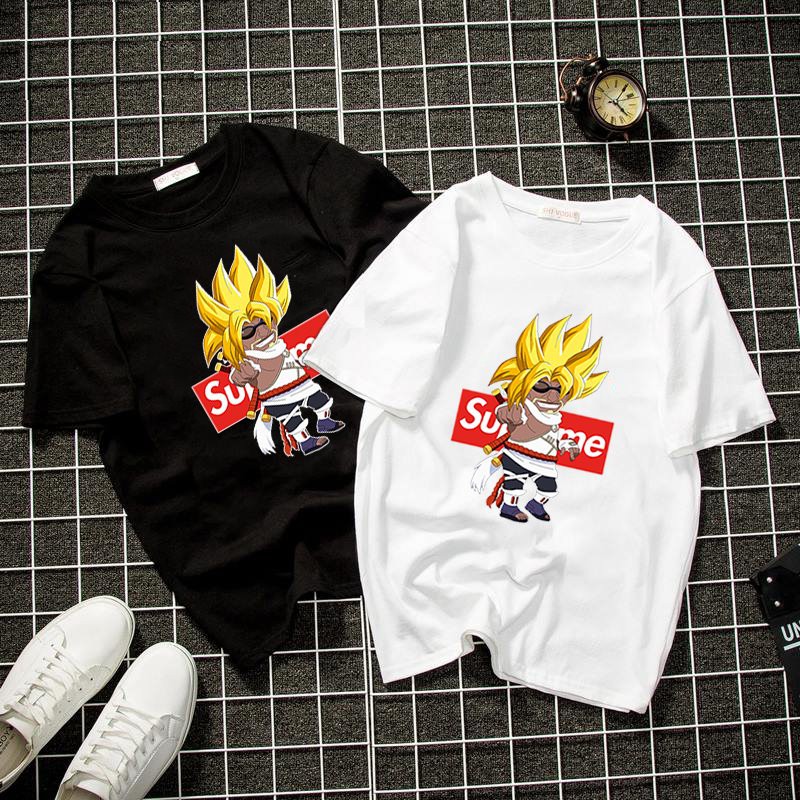 Áo thun unisex Hàn Quốc in nhân vật siêu cá tính vải dày mịn 2019T1062