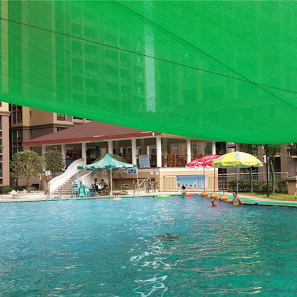 Tấm lưới phủ chống nắng 95% nhiều kích thước màu xanh lá cho sân vườn chất lượng