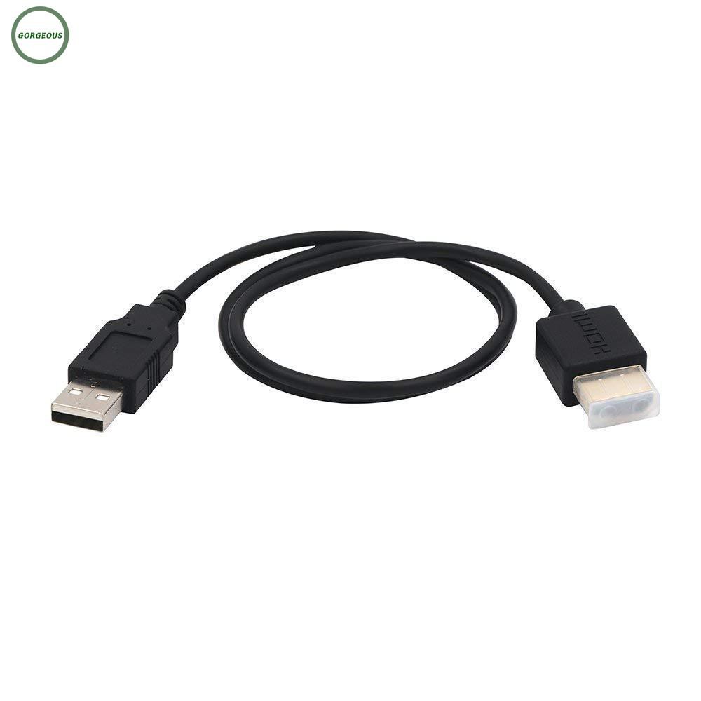 Hot Charger Splitter Adapter HDTV Charging Black Contact Port DVD Player Device Fast Reliable Support USB to HDMI Cable