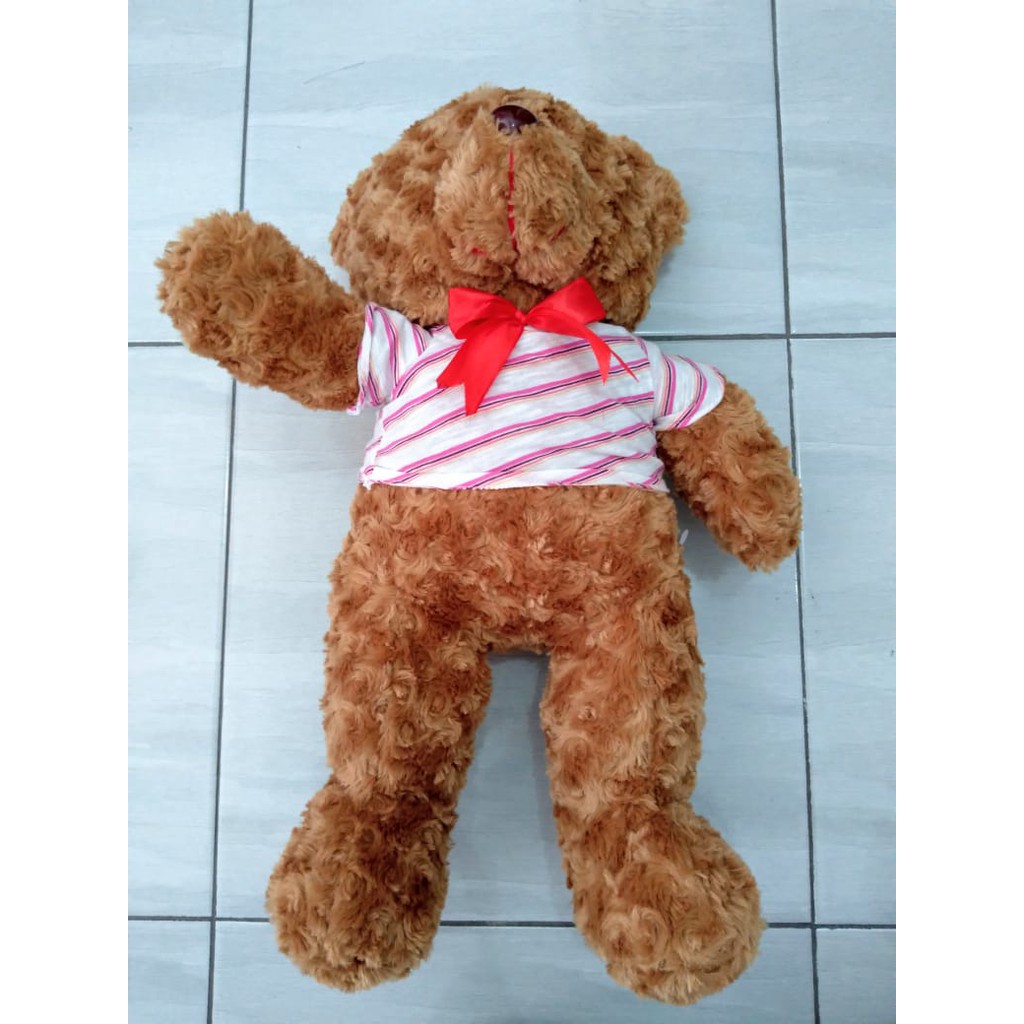 Búp Bê Hình Gấu Brown Mặc Áo Dễ Thương Kích Thước 50cm