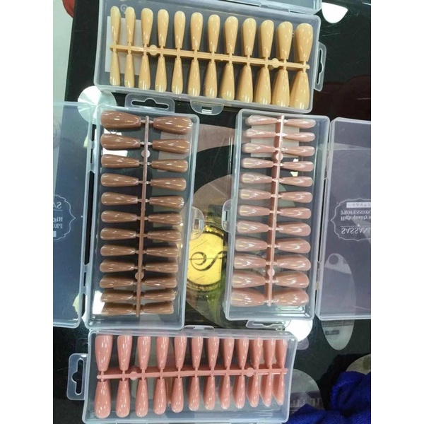 Móng Úp Tay Thạch Hàng Đẹp Hộp 240pcs, 10 Thanh