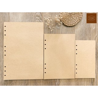 Giấy refill Kraft bìa còng A6/A5/B5/A4