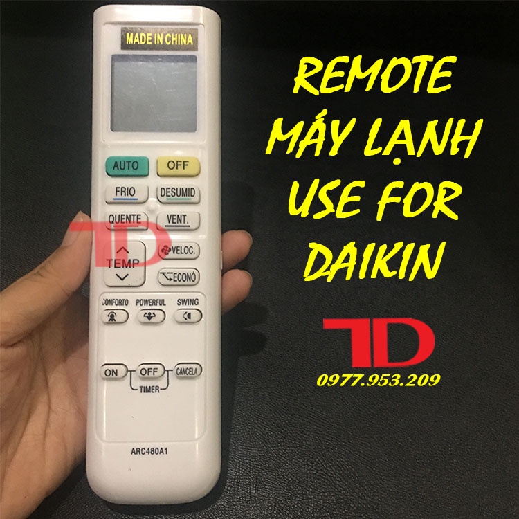 Remote máy lạnh, điều khiển dành cho máy lạnh Daikin Inverter dòng FTKC Series