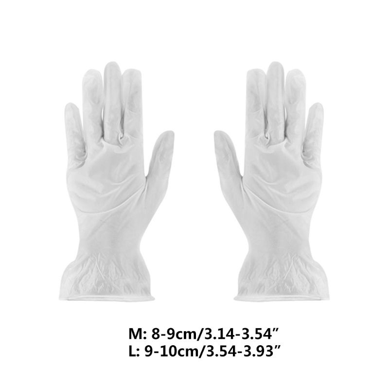 100 Bao Tay PVC Dùng Một Lần An Toàn Tiện Dụng