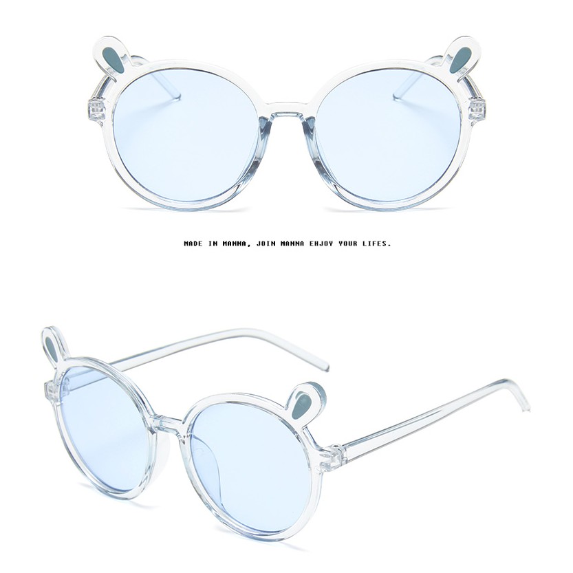 Kính mát chống tia UV400 hình tai gấu dễ thương dành cho bé