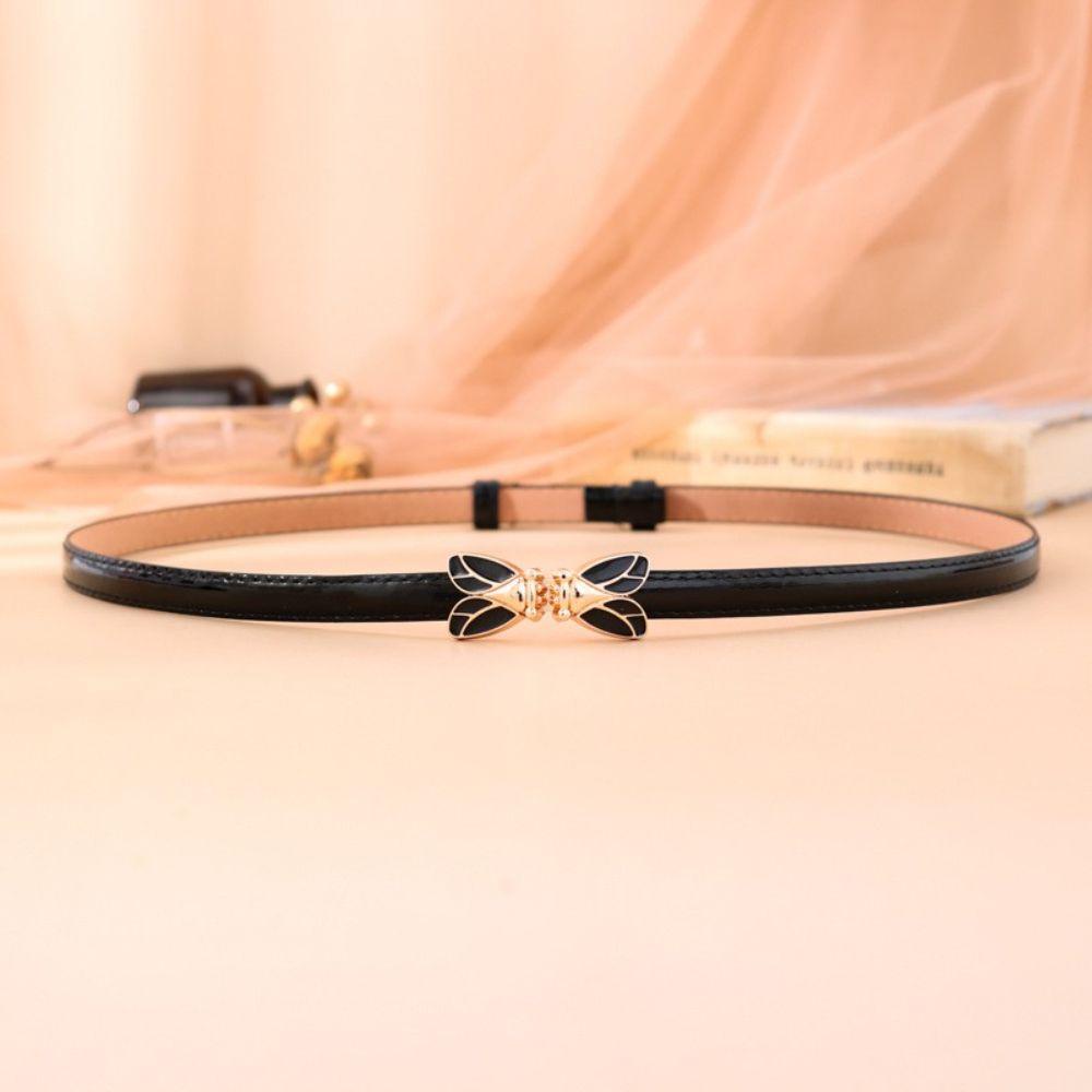 Thắt Lưng Da Màu Ngà Cao Cấp Có Thể Điều Chỉnh Kích Cỡ Thời Trang Dự Tiệc Cho Nữ